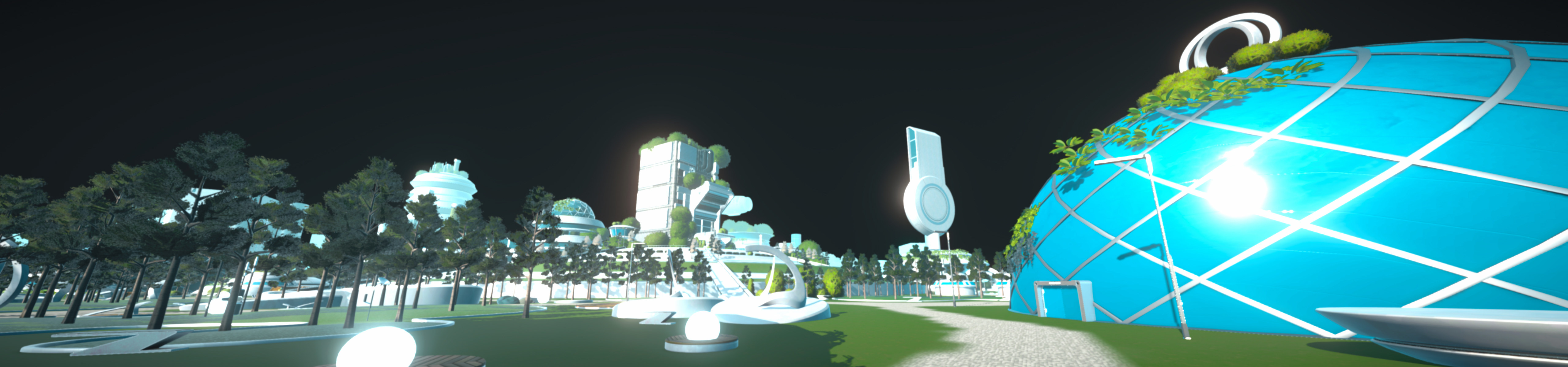 Arcana Futura EU - Vision and Method - Futuristic City